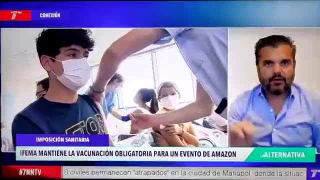 Evento ilegal en España mascarilla y vacuna obligatorias