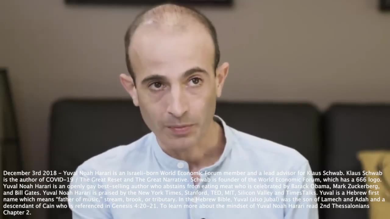 Yuval Noah Harari - People Don't Want To Hear That They Are Hackable Animals