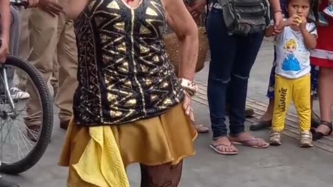 Quit old lady dance video #Enjoy Performance #Shorts Dance Video Snehu & Friends #TrendVideo