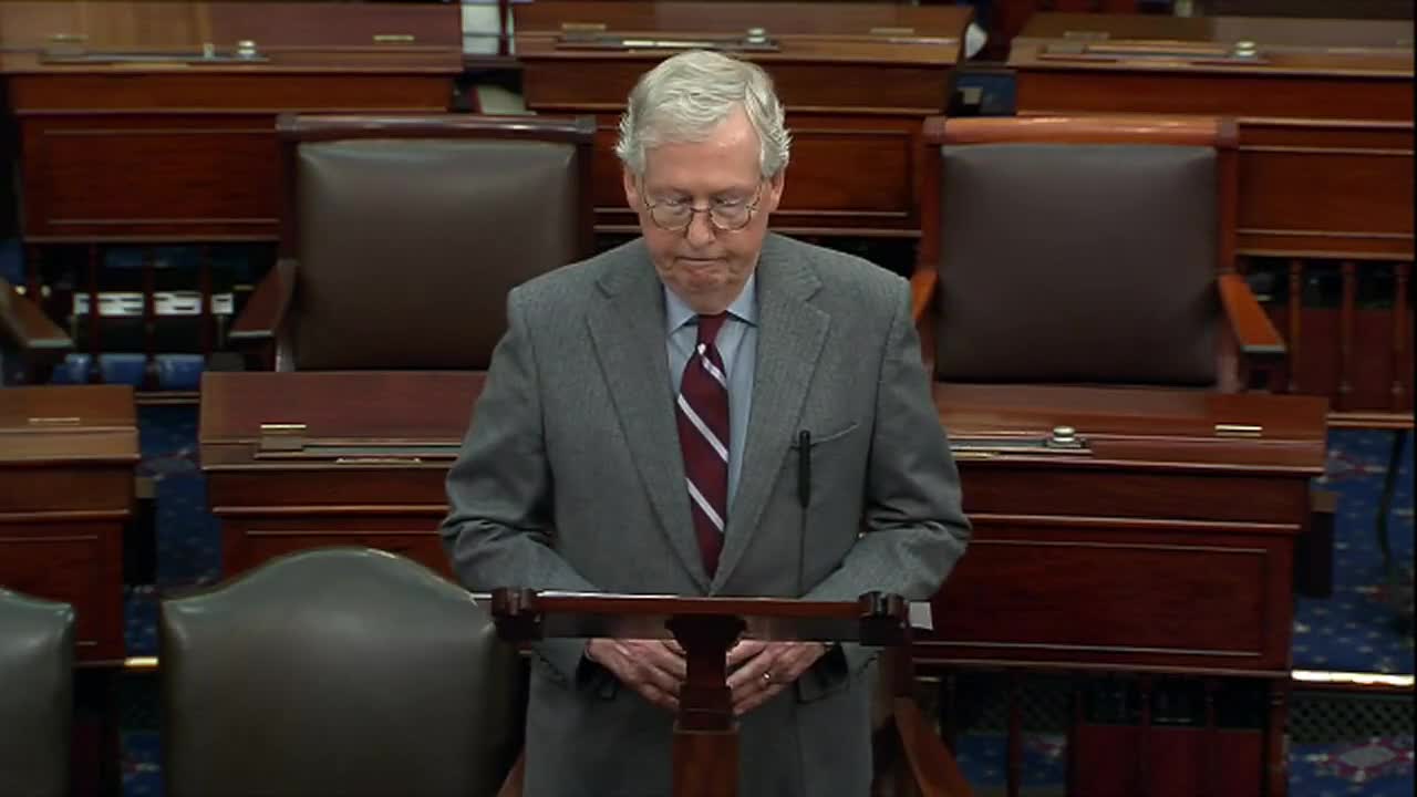 McConnell says he will not vote to confirm Judge Ketanji Brown Jackson to the Supreme Court,