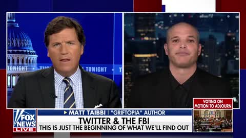 Tucker /w Matt Taibbi: Twitter doing FBI/CIA's bidding. Russia hoax a pretext to censor Americans