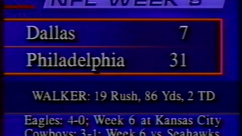 1992 Eagles VS Cowboys Week 5