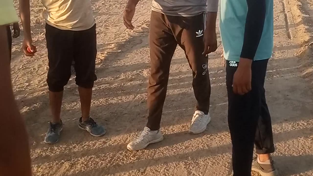 Village in match in field