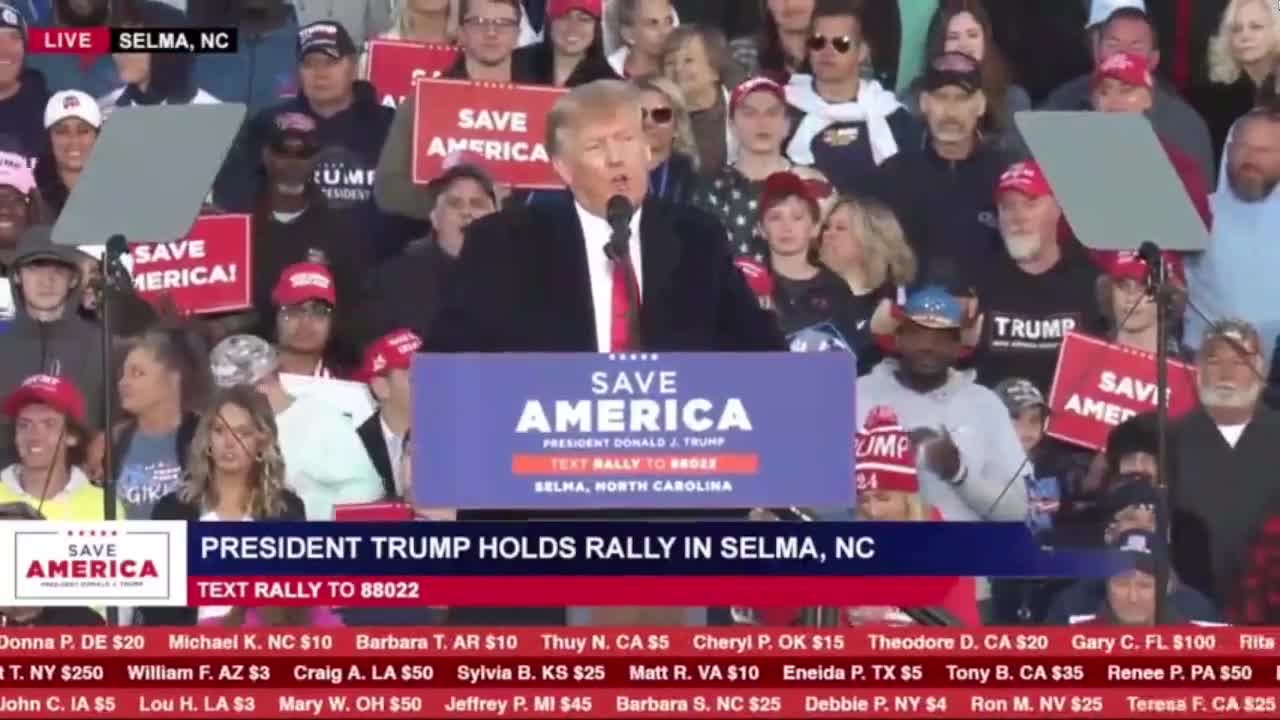 Trump Rally Selma,NC