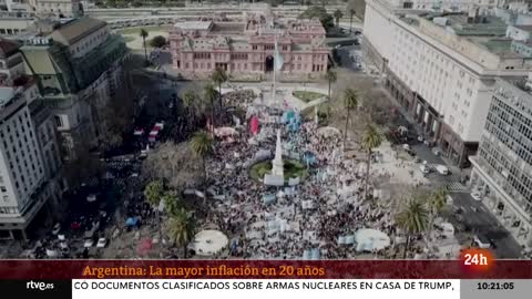 ARGENTINA: La INFLACIÓN sufre su mayor SUBIDA en los últimos 20 AÑOS | RTVE Noticias