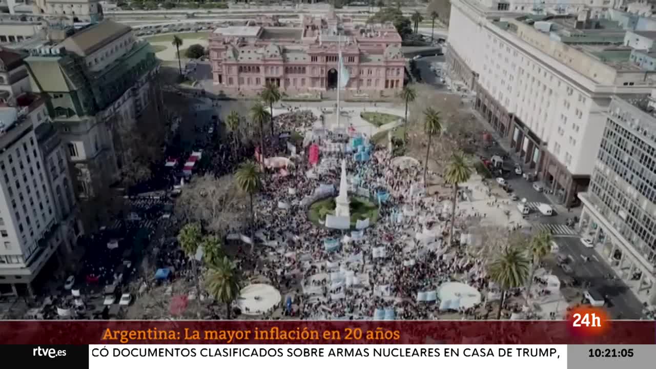 ARGENTINA: La INFLACIÓN sufre su mayor SUBIDA en los últimos 20 AÑOS | RTVE Noticias