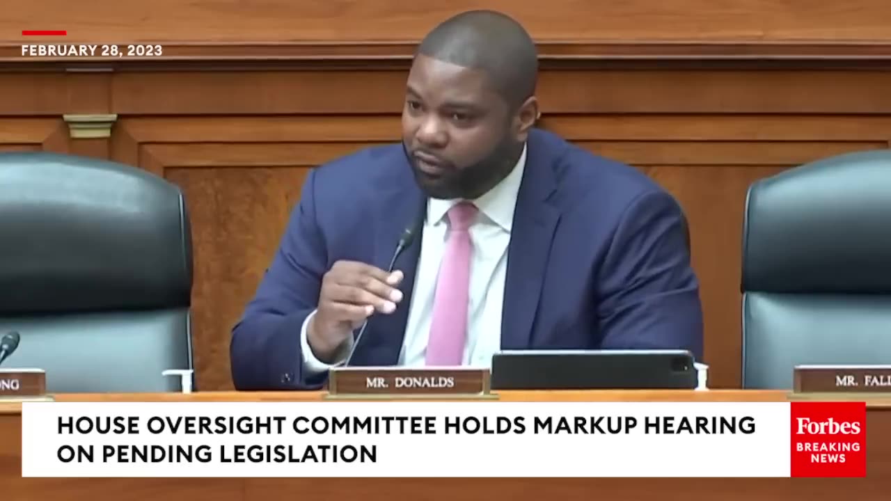 Byron Donalds- 'We Cannot Allow For That—It Is Wrong'
