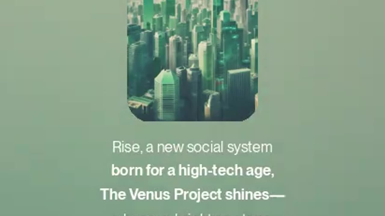 the venus project shines 2