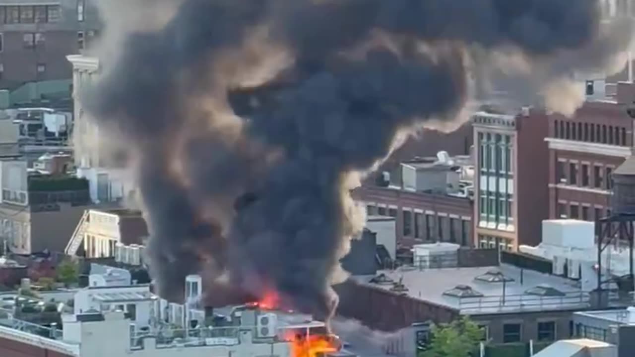 A Massive Fire Breaks Out In A Building In Manhattan, New York | June 20, 2024