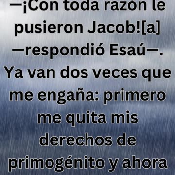 "Jacob Engaña a Esaú" Génesis 27-36.
