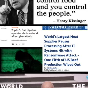 Klaus Schwab's Coming Cyber Attacks on Global Food Production