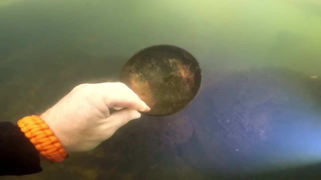 I found some weird stuff in the river scuba diving!