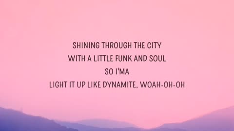 Dynamite lyrics
