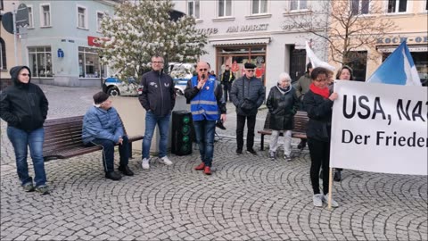 MONTAGSSPAZIERGANG - KAMENZ, 24 04 2023 - BÜRGERMIKROFON MAIK WEISE, Friedensfahrer FRANK - ENDE