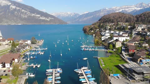 Switzerland Drone View