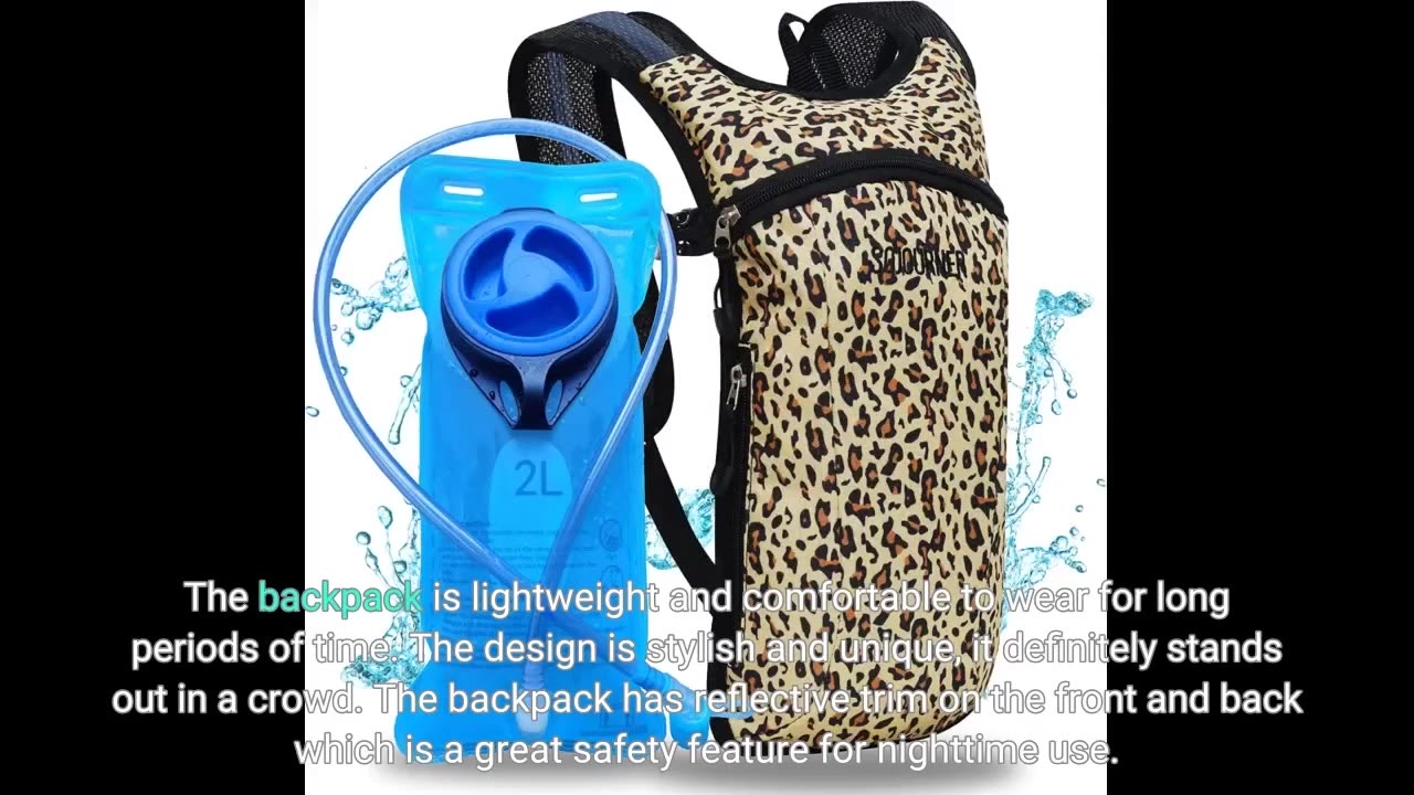 Buyer Comments: Sojourner Hydration Pack, Hydration Backpack - Water Backpack with 2l Hydration...