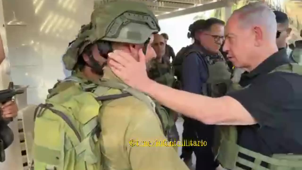 El Primer Ministro #Benjamín_Netanyahu visitó hoy la Franja de Gaza