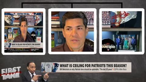 FIRST TAKE --Adding QB Ravens Lamar Jackson- - Stephen A. ceiling for Patriots this year is Playoffs