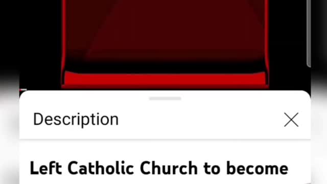 Left Catholic church to become born again Christian