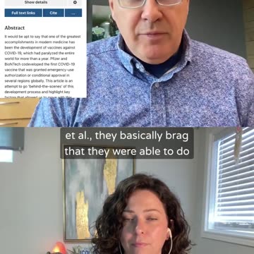 Genomics expert Kevin McKernan: peer reviewed findings high loads of DNA contaminants in Pfizer’s 💉