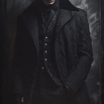 Byronic Men | Gothic Men | Gothic Art | Dark Art | Digital Art | AI Art