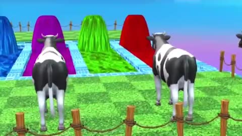 I'm Surprised 🙀 Because I see a A Colourfull Cow In My Game