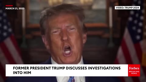 Trump blast "most digusting witch hunt in the history of our country" befor possible indictment