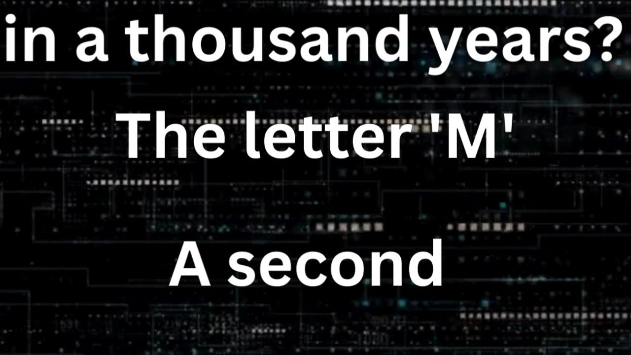 Can You Solve This? | What Comes Once in a Minute, Twice in a Moment, But Never in a Thousand Years?