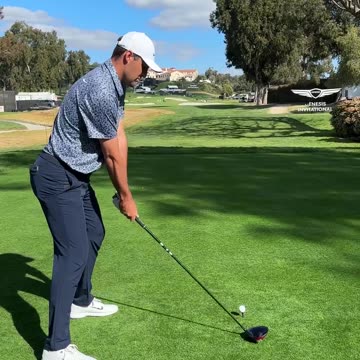 Scottie's driver swings at Riv #golf #scottie #scheffler #driver #swing #swings #riviera #pro #elite