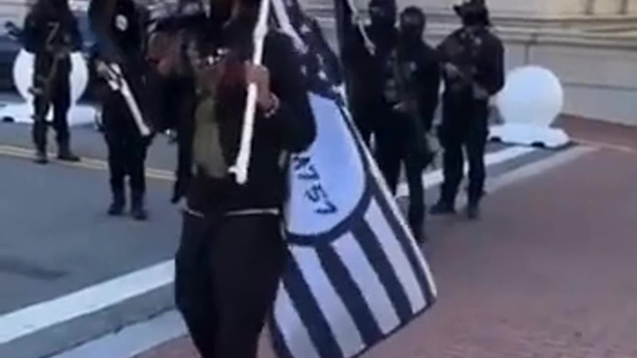 Armed BLM Protestors Demanding Reparations