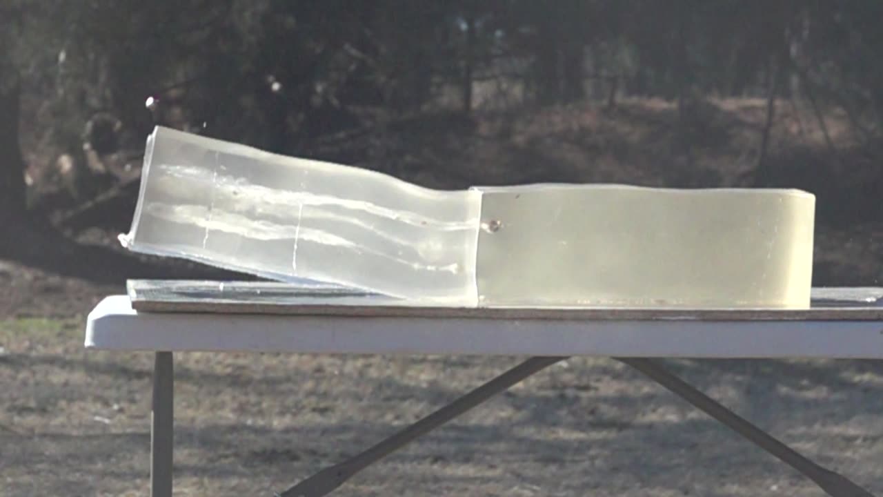 44 Magnum gel test w/ 180 XTP in Ballistics gel