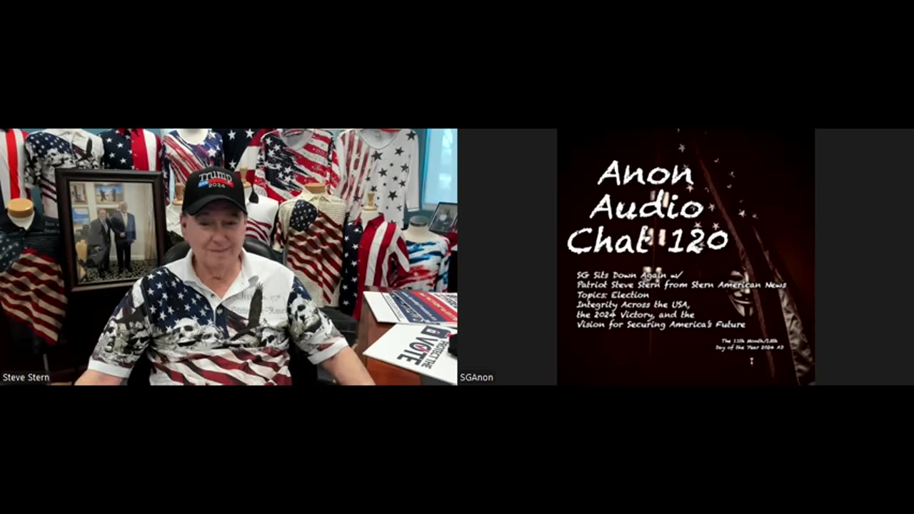 (11-13-2024) - SG Sits Down w- Flag-Shirt Patriot Steve Stern of 'Stern American News'