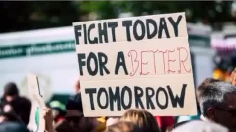 Fight today for a better tomorrow