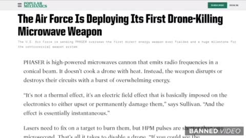 DEW - Direct Energy Weapons