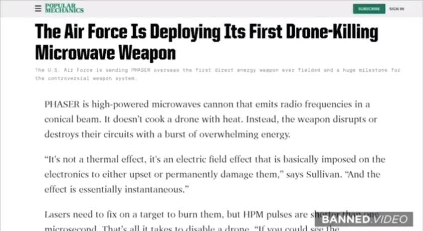 DEW - Direct Energy Weapons