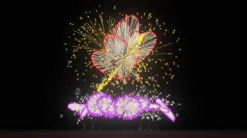 Short fireworks show (FWSim)