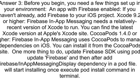 Can39t install FirebaseInAppMessagingDisplay they required higher minimum deployment target