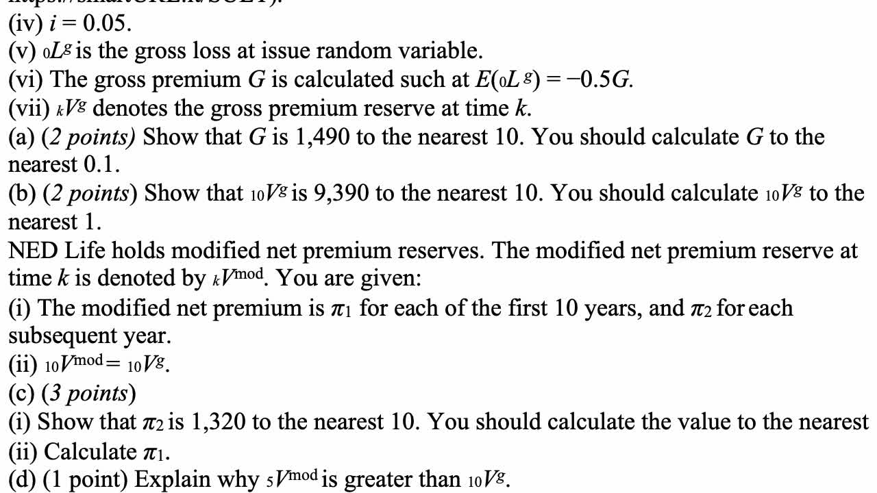 Exam ALTAM exercise for May 3, 2022