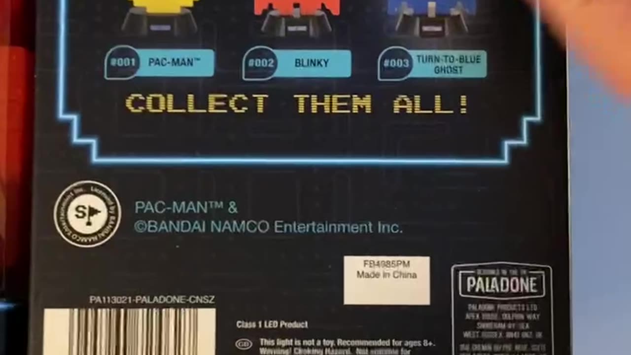 Paladone Icons PAC-man complete set