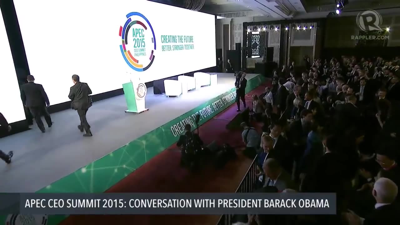 APEC CEO SUMMIT 2015- Obama