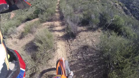 KTM200 LA county single track