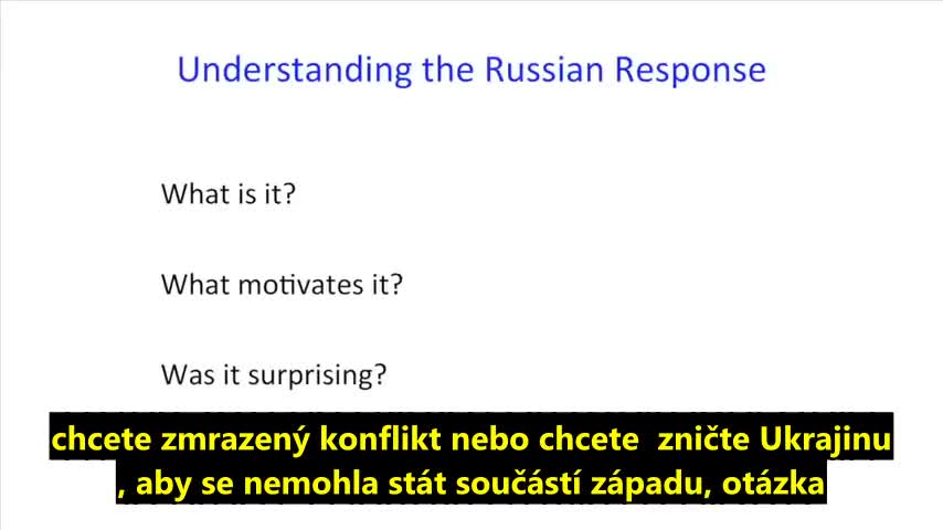 Proč je Ukrajina vinou Západu 2015 [John Mearsheimer]