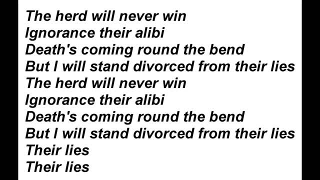 "DIVORCED FROM THEIR LIES" - BY "POUND-CARBON"