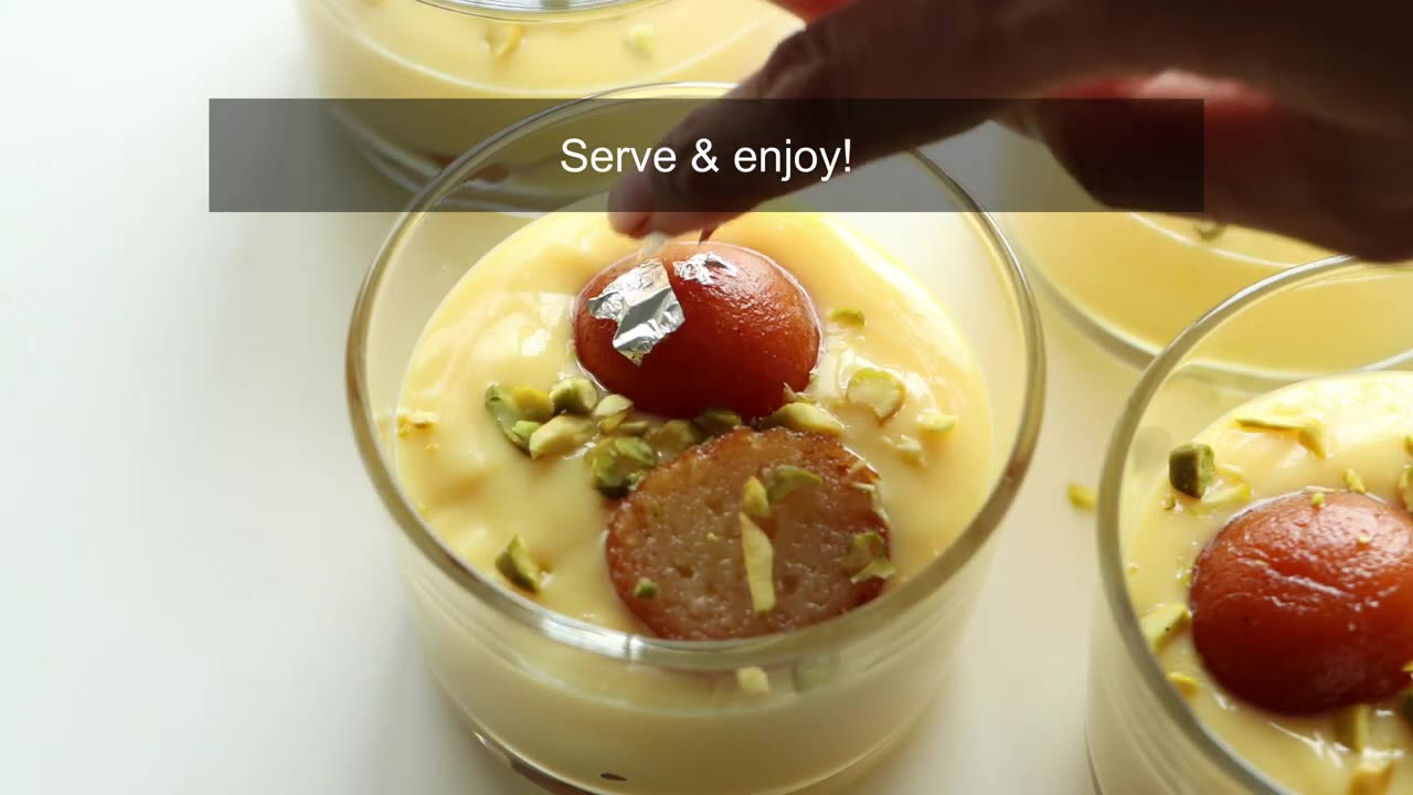 Custard gulab jamun recipe for diwali