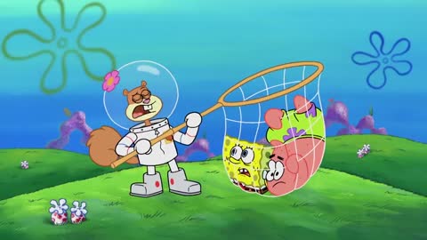 SpongeBob SquarePants _ Sandy and the Jellyfish _ Nickelodeon UK