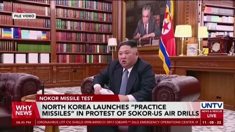 NoKor launches “practice missiles” in protest of SoKor-US air drills