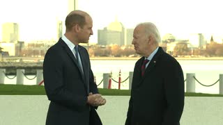 Biden meets with Prince of Wales in Boston