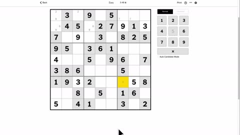 Sudoku 2023-07-06 easy