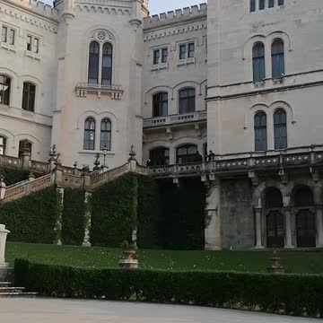 Beautiful sunset in Trieste, Italy