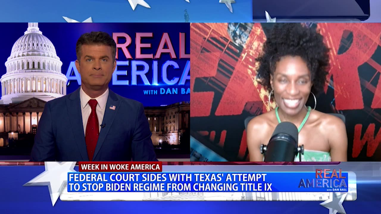 REAL AMERICA -- Dan Ball W/ Shemeka Michelle, 'This Week In Woke America!,' 6/14/24